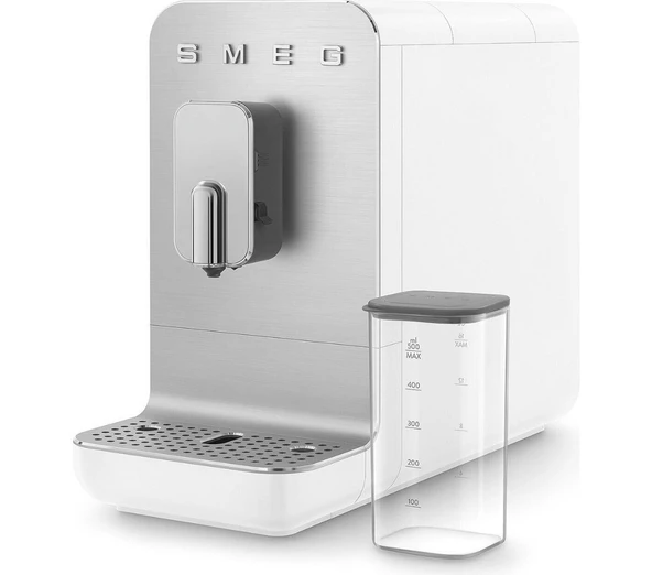 Smeg BCC13WHMEU Mat Beyaz Espresso Otomatik Kahve Makinesi