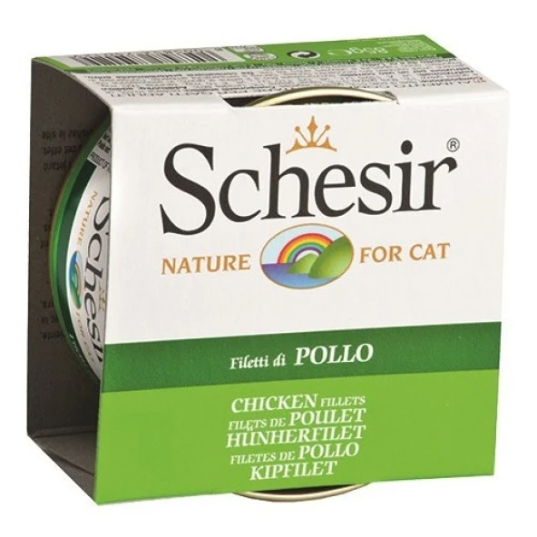 Schesir Cat Pollo Jelly Tavuk Fileto 85 gr Kedi Konservesi  Skt: 02/2027 ürün görseli