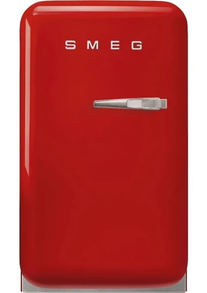 Smeg Fab5 Retmo Mini Buzdolabı Kırmızı Sol Menteşe