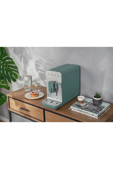Smeg 50'S Style BCC02 Emerald Green Espresso Otomatik Kahve Makinesi Special Edition - 7