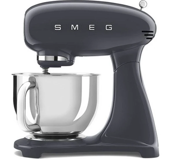 Smeg 50's Style Retro 4.8lt Slate Gray Full Body Stand Mikser SMF03GREU