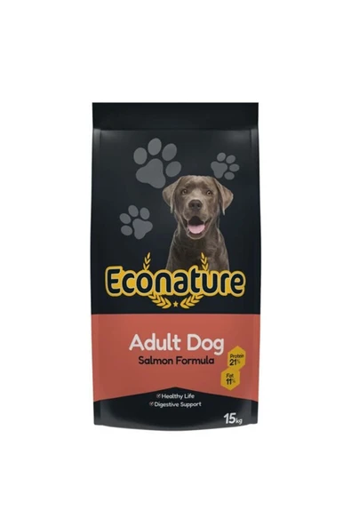 Econature Somonlu Yetişkin Köpek Maması 15 Kg - Resim 2