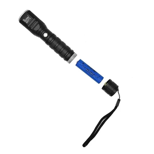 Şarjlı Pilli Zoomlu El Feneri  Wt-087 - 3