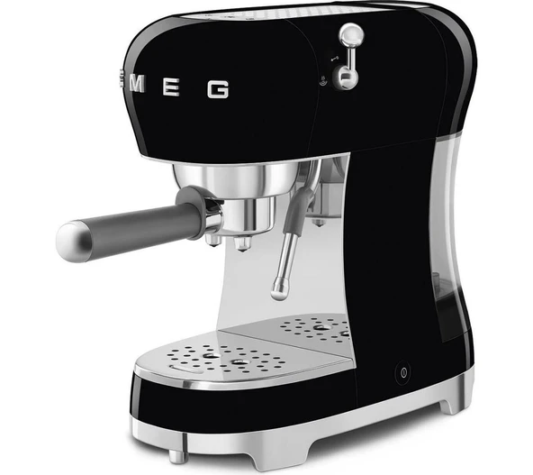 Smeg ECF02BLEU Siyah Espresso Kahve Makinesi