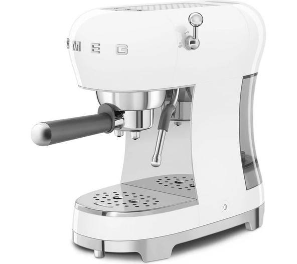 Smeg ECF02WHEU Beyaz Espresso Kahve Makinesi - 3