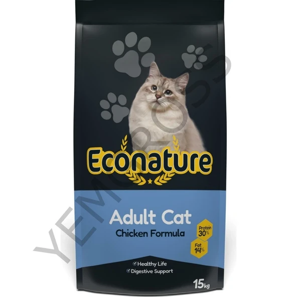 Econature Tavuk Etli Yetişkin Kedi Maması - 15 Kg - 2