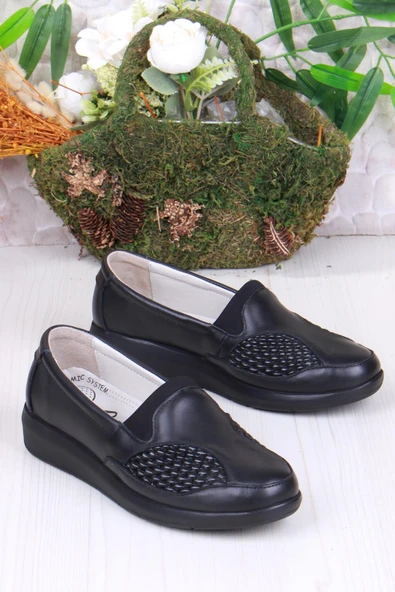 Mehmet Mete K011 Gnd Anatomik Kemik Çıkıntısına Özel Hakiki Deri Kadın Ayakkabı - Resim 3