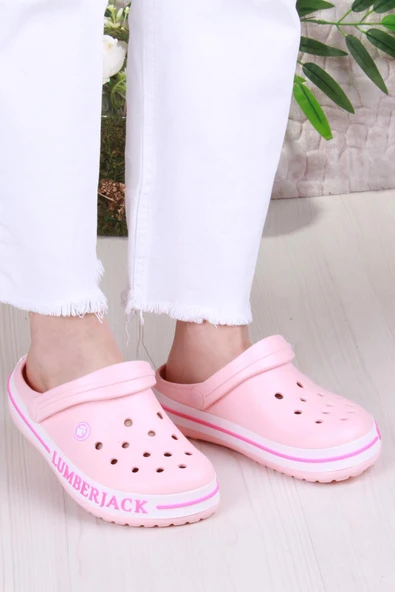 Lumberjack Devon Salmon Plaj Terliği Sabo Terlik Kadın Terlik - Resim 2