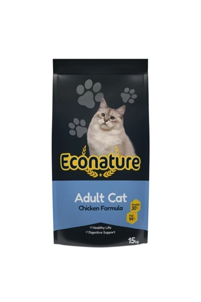 Econature Tavuk Etli Yetişkin Kedi Maması - 15 Kg ürün görseli 1