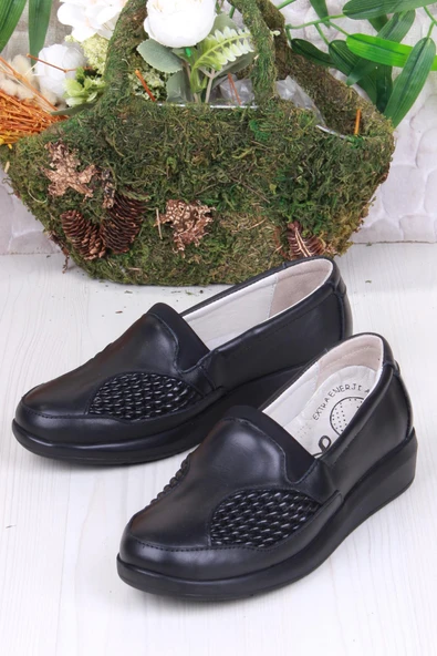 Mehmet Mete K011 Gnd Anatomik Kemik Çıkıntısına Özel Hakiki Deri Kadın Ayakkabı - Resim 4