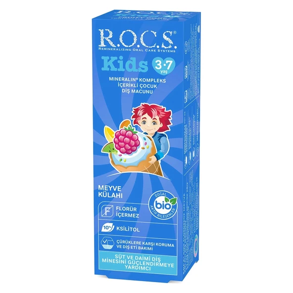 R.o.c.s.kids Diş Macunu 3-7 Yaş 35 Ml Meyve Külahı ürün görseli