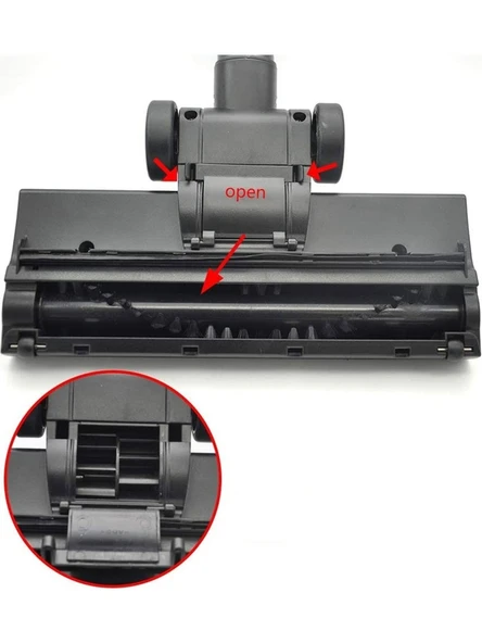 srfn ticaret Tüm Elektrikli Süpürgeler ile Uyumlu Universal 32mm Turbo Brush Emici Başlık - 4