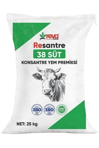 Hs Tarım Resantre Süt 38 Tamamlayıcı Konsantre Premiks-Yem 25 Kg