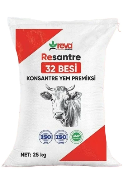 Hs Tarım Resantre Besi 32 Tamamlayıcı Konsantre Premiks-Yem 25 Kg