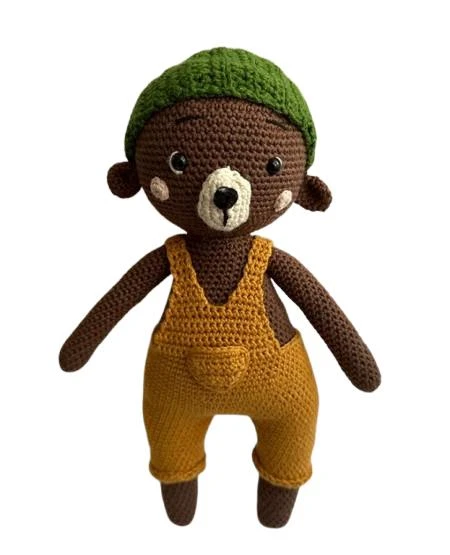 Yoko Ayıcık Amigurumi Organik Oyuncak
