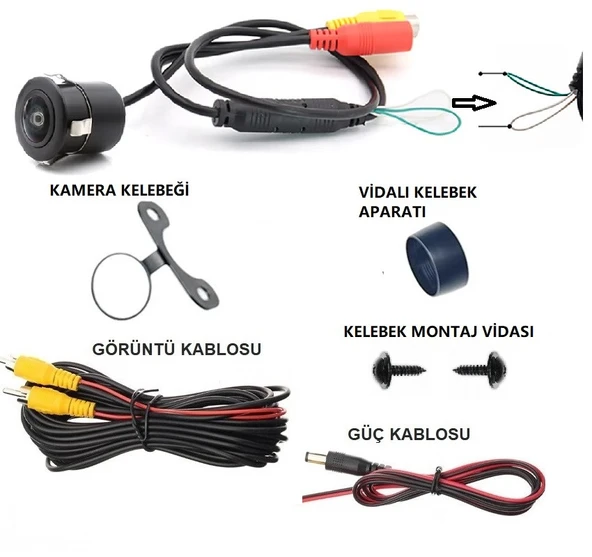 Yate10 Kontrol Edilebilir Ön-Arka Tampon Kamera - 3