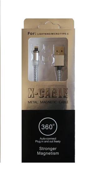 Megatech Iphone Mıknatıslı Data Şarj Kablosu