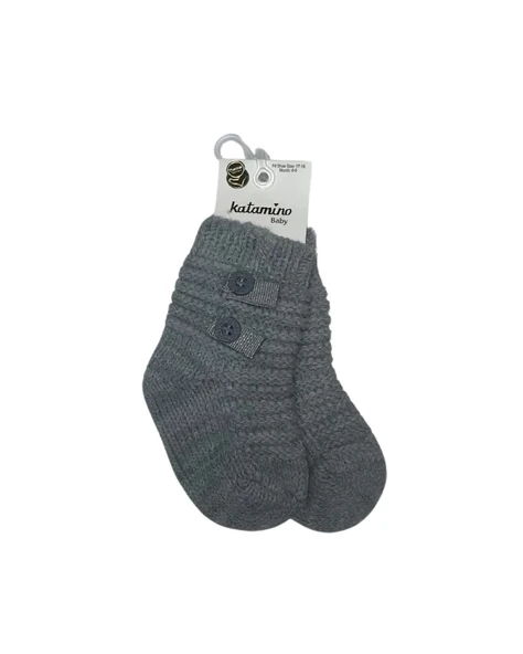 Eterelle Katamino Büke Aks Kız Bebek Soket Çorap K45091 Asorti - Resim 2