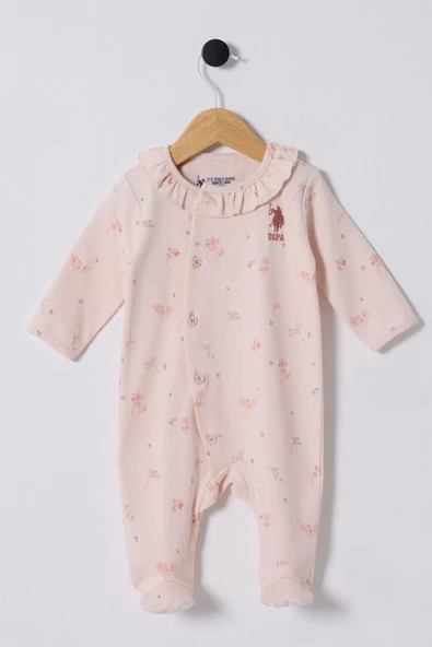 Eterelle U.s Polo Bebek Tulum Usb2355 Toz Pembe