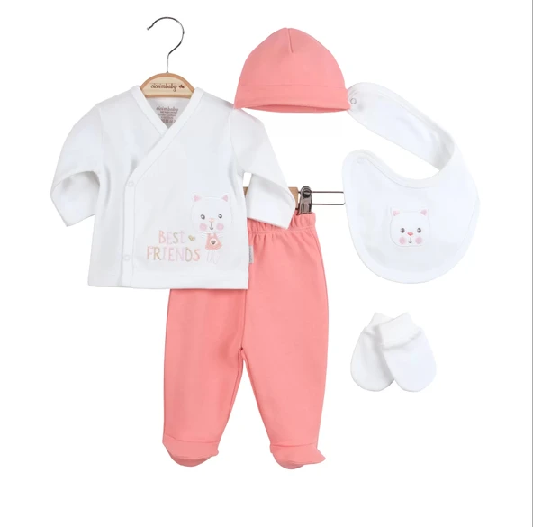 Eterelle Ciccim Baby Best Friedens 5'li Zıbın Set 4765 Yavru Ağzı