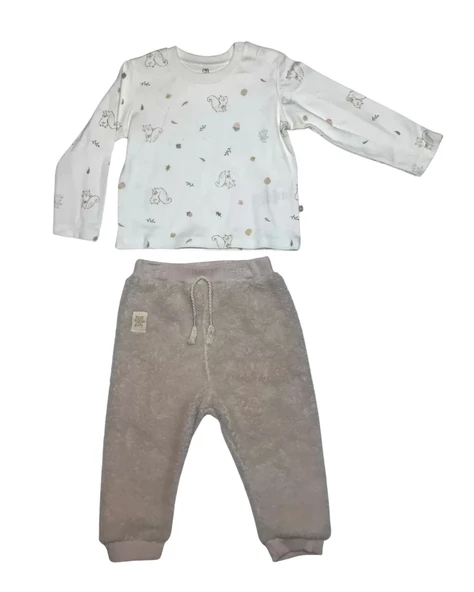 Eterelle Bibaby Pretty Moments 3'lü Bebe Takım 73339 Ecru Pink - 2