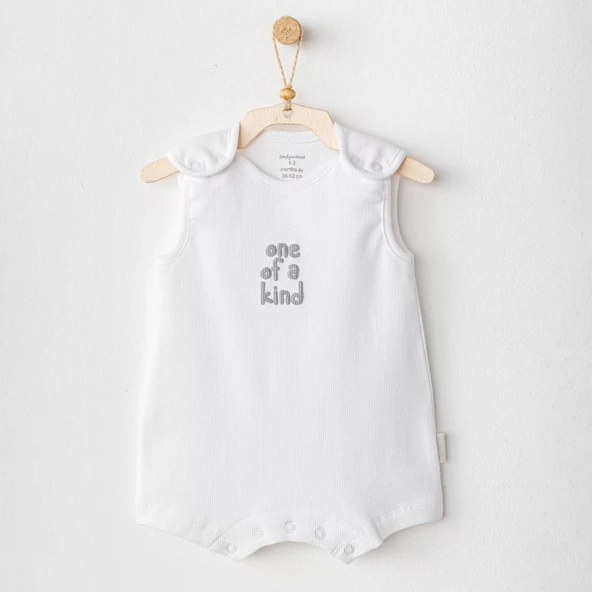 Eterelle Andywawa Ac25895 Romper Basic Bebek Tulum White