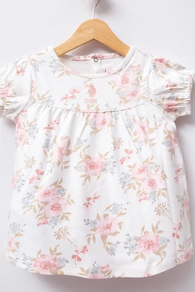 Eterelle U.s Polo Bebek Elbise Usb2417 Beyaz - 2