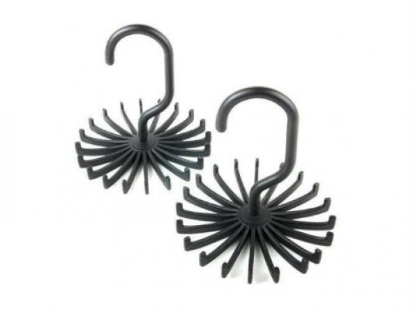 Dolap İçi Kemer ve Kravat Askısı 20 Kancalı 2 ADET - 3