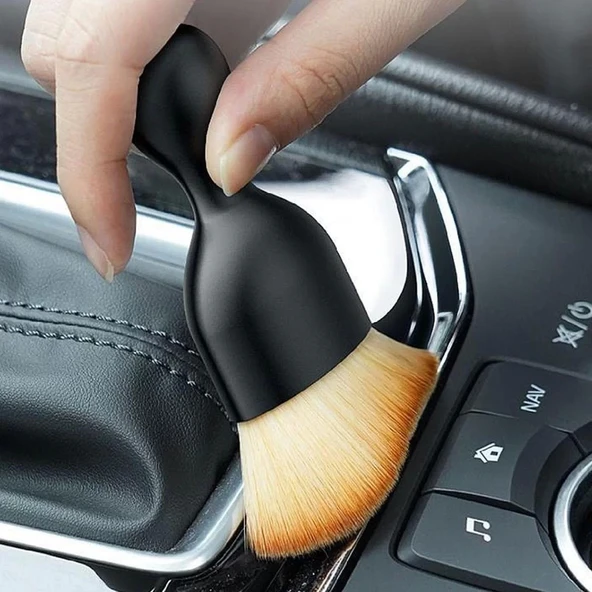 Mini Araç İçi Temizlik Fırçası Yumuşak Kıllı - 3