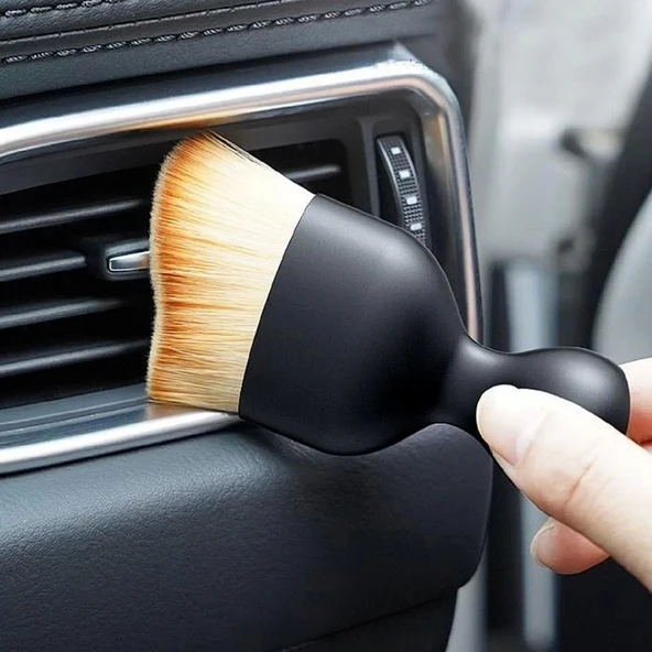 Mini Araç İçi Temizlik Fırçası Yumuşak Kıllı - 5