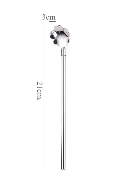 Paslanmaz Metal 2 Li Kaşıklı Pipet Fırça Seti - 3