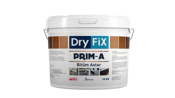 DryFix Prim-A Bitüm Emülsiyon Astar 15 Kg Kahverengi