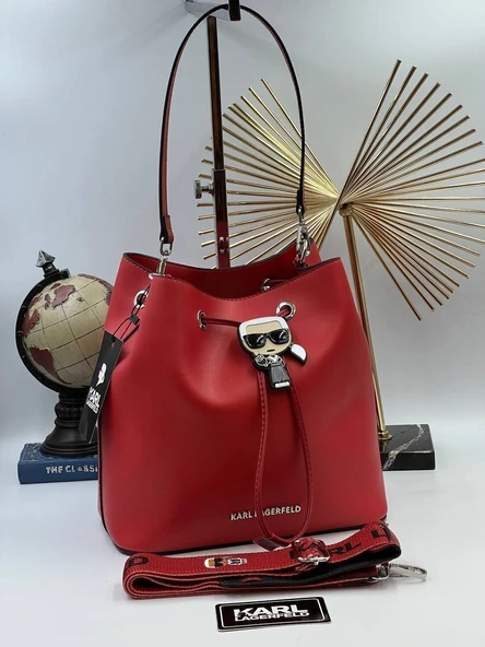 KARLLAGERFELD DERİTOZLU BUCKETBAG 24/36cm (4)