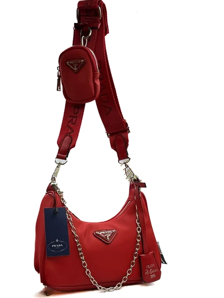 PRADA RE-EDITION WOMEN BAGS BİG SIZE 25/18 CM 6