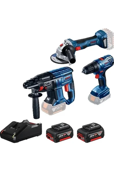 Bosch Gsr 180-li Gws 180-li Gbh 180-li 2x4.0 Ah