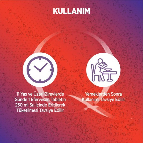 Qlife Tripple Effect D Vitamini + C Vitamini + Çinko 20 Efervesan Tablet - 3