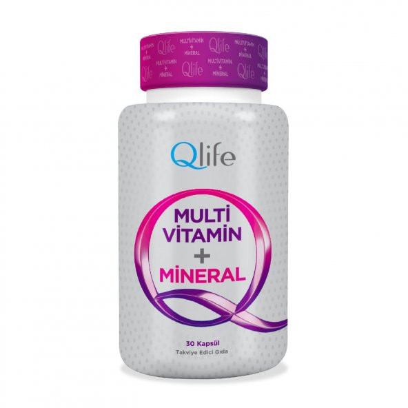 Qlife Multivitamin Mineral 30 Kapsül