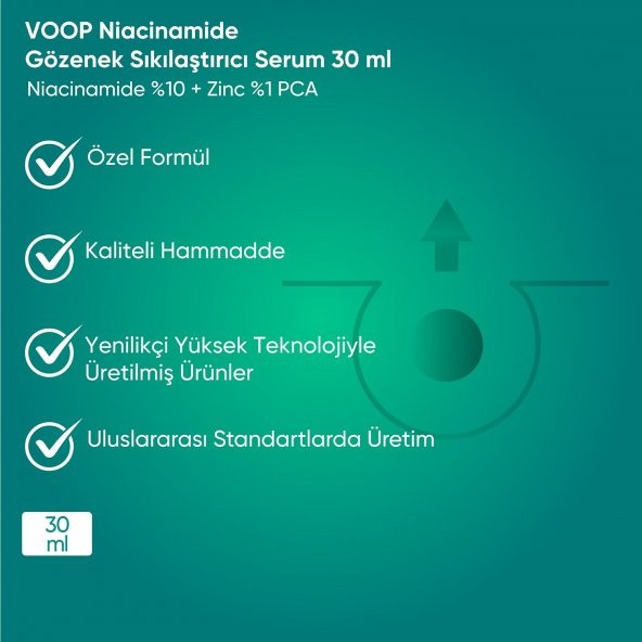 VOOP Niacinamide, Gözenek Sıkılaştırıcı Serum 30 ml - 4
