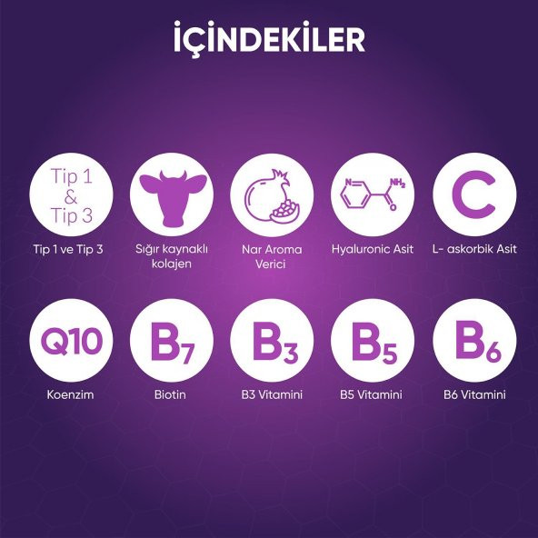 VOOP Collagen Beauty 5500 mg Nar Aromalı 30 Shot x 40 ml - 7