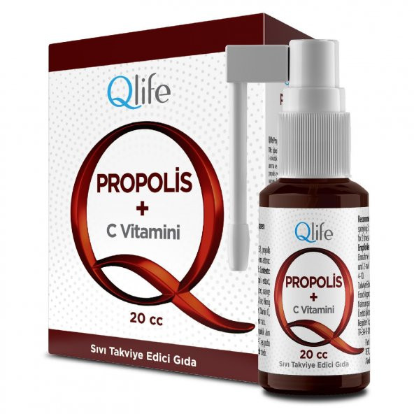 Qlife Propolis + C Vitamini Sprey 20 cc