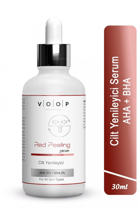VOOP Red Peeling, Cilt Yenileyici Serum 30 ml