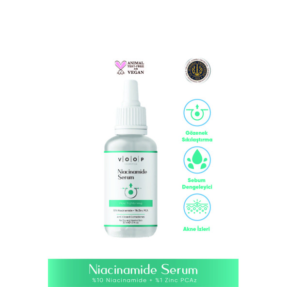 VOOP Niacinamide, Gözenek Sıkılaştırıcı Serum 30 ml