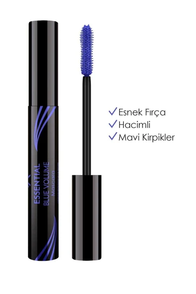 Golden Rose Essential Blue Volume Mascara - Resim 3