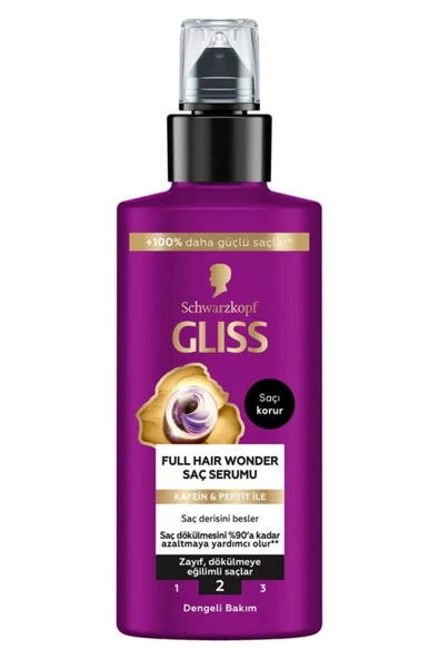 Glis Full Hair Wonder Saç Dökülme Karşıtı Saç Serumu 100 ml - 6