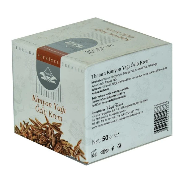 Themra Kimyon Kekik Aynısefa Portakal Yağı Özlü Kremi 50cc