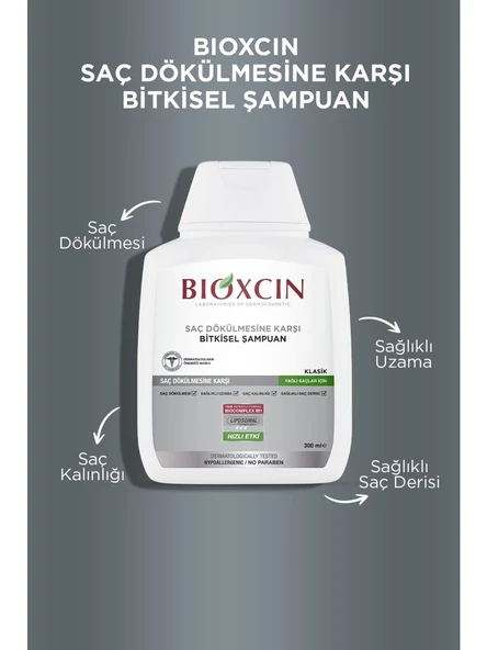 Bioxcin Klasik Yağlı Saçlar İçin Şampuan 300 ml ürün görseli 1
