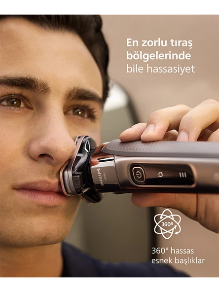 Philips X9002/30 SkinIQ i9000 Islak ve Kuru Elektrikli Tıraş Makinesi - 4