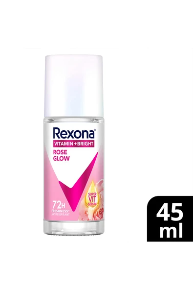 Rexona Vitamin Bright Rose Glow Bayan Roll On 45 ml
