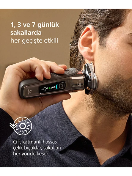 Philips X9002/30 SkinIQ i9000 Islak ve Kuru Elektrikli Tıraş Makinesi - 5