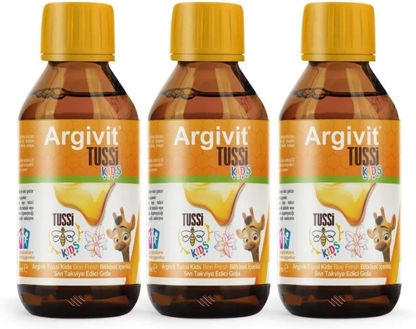Argivit Tussi Kids Şurup 150 ml 3'lü